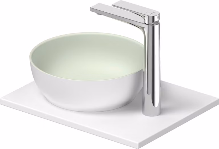 Set de lavabos Duravit Sivida rond avec console 410x330x123mm, 268022FG00, 268022FG00