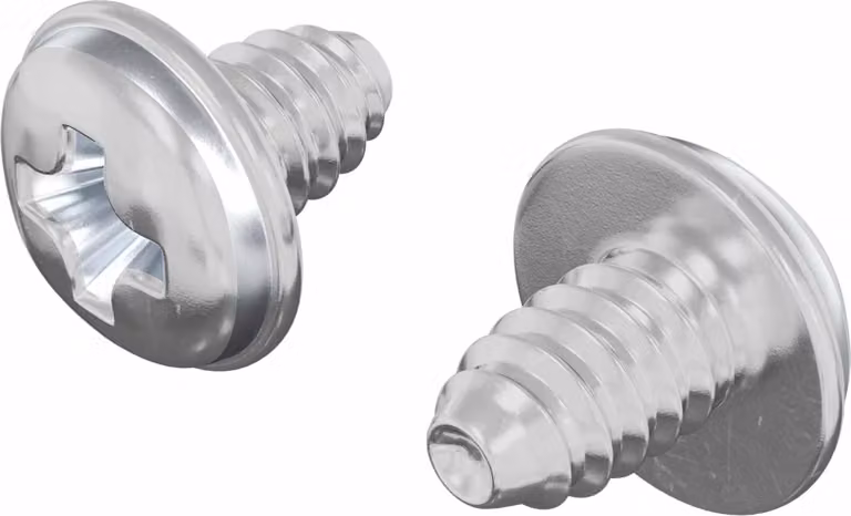Viti a Esagono 2 pcs Argento M4 x 5 mm Ferro