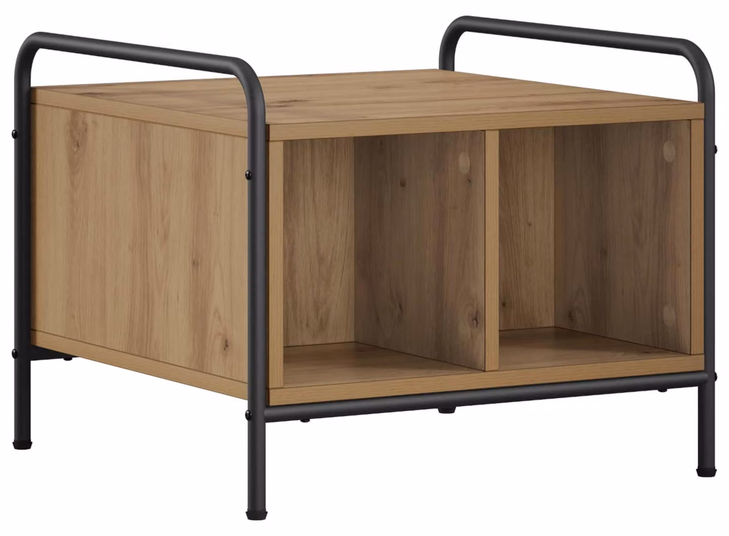 Tavolino da caffè in legno effetto "Artisan Oak", dimensioni 50 x 49 x 41 cm. Materiale: legno composito