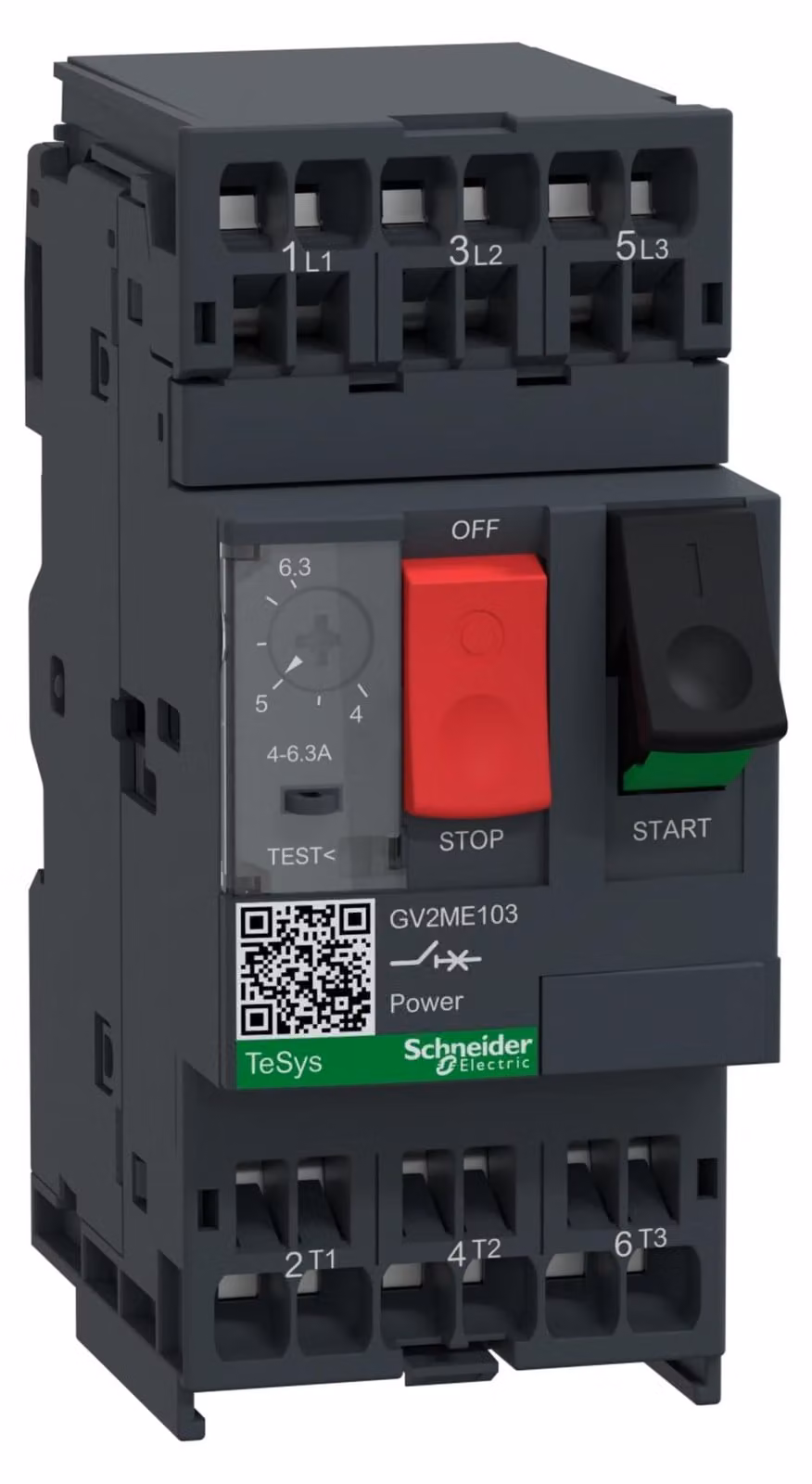 Schneider Electric PROTETTORE MOTORE 4,00-6,30A (GV2-ME103)