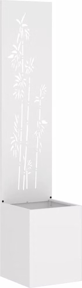 Schermo per privacy in giardino Floreale Bianco 32 x 150 cm