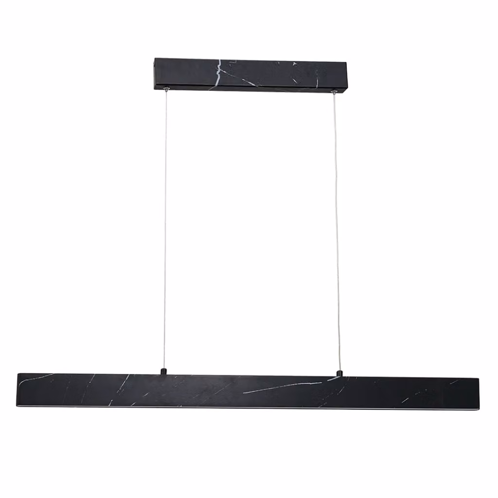 Lampada a sospensione LED Milagro Pierce nera con altezza regolabile per cucina e sala da pranzo – 2