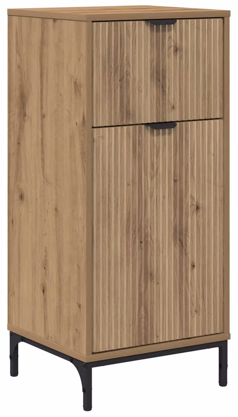 SYFAX™ Mobile da Bagno con porta Rovere artigianale 39,5 x 36 x 88 cm