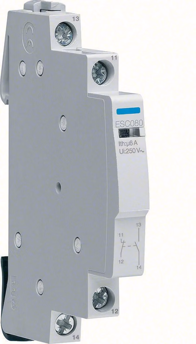 Hager ESC080 Relè di potenza Grigio 1 (ESC080)