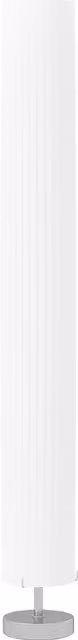 Lampada da terra HOMCOM bianca con paralume in tessuto cilindrico per soggiorno e camera da letto, 2 x E27, H 120 cm, L 14 cm, P 14 cm – 1
