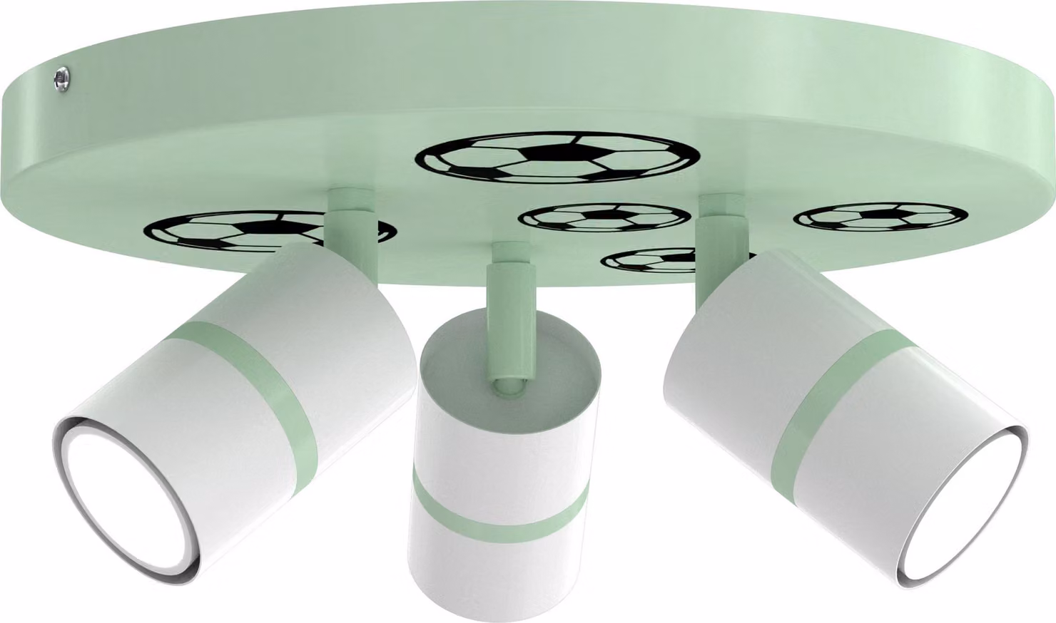 Lampadario A Parete Plafoniera Calcio Led Ragazzo Spot Led