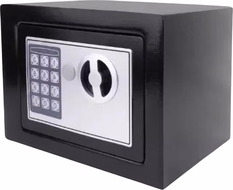 Cassaforte resistente al fuoco - 8,5L - Serratura a combinazione elettronica - Serratura di sicurezza Zeriel - Portavalori e portadocumenti - A prova di furto per ufficio e casa