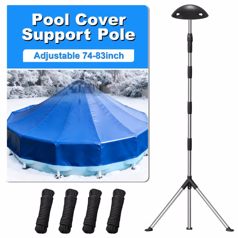Supporto in metallo per coperture di piscine, lunghezza 150 cm