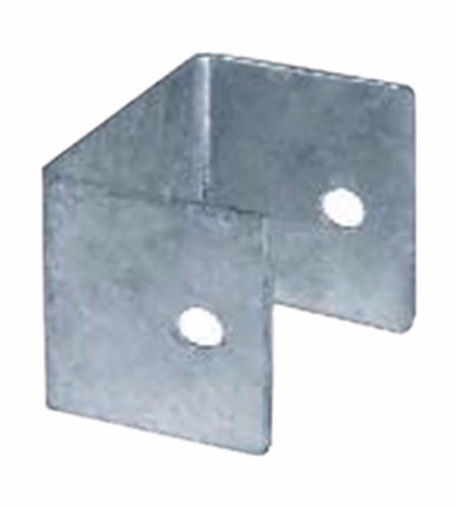 Supporto a U per travi zincato 90x90x91 mm spessore 5 mm.
