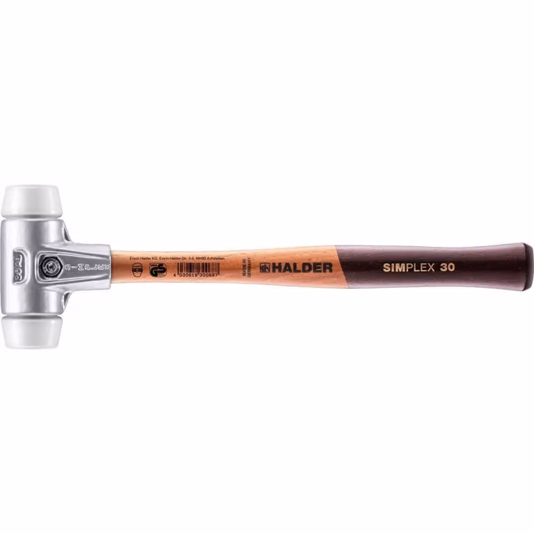 Mazza SIMPLEX a facce morbide, superplastica; con..