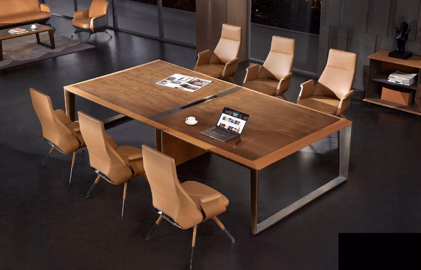 Konferenz Tisch Moderne Kanzlei Besprechungs Tische Büro Möbel Design Leder