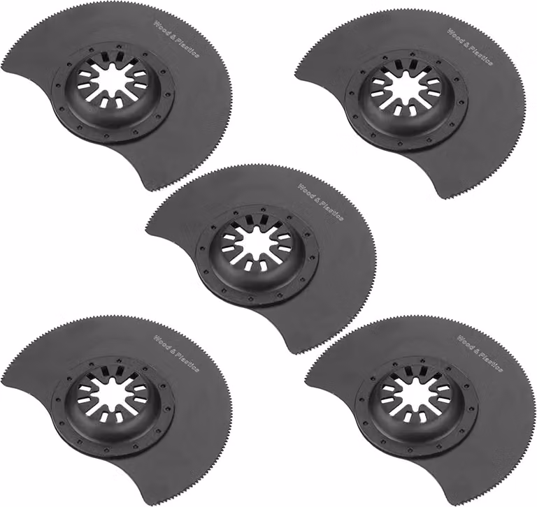 lame per sega circolare da 5 pezzi Set di accessori per multiutensili oscillanti per la riparazione dei tagli