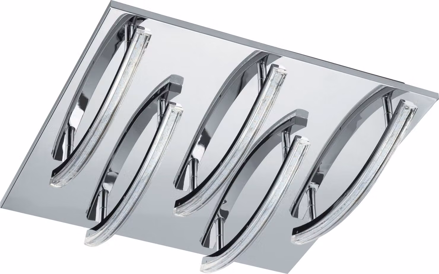 Eglo 96095 Pertini LED plafoniera 5x4,3W acciaio alluminio cromo
