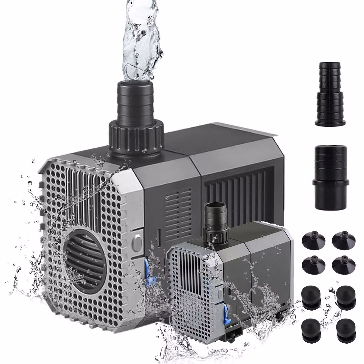 Pompa sommergibile da 500 litri/ora, 7 watt, pompa per stagni, pompa filtro per acquari e stagni