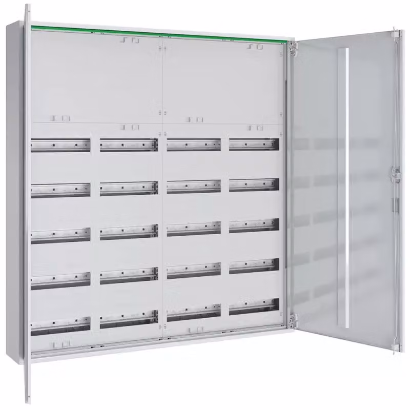 Quadro di distribuzione ABN AP T: 160 mm con porta cieca 240TE-REG / morsetti 96TE a 4 file ABNRM407K02