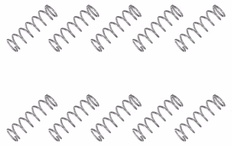 Molle a compressione, dimensioni 6x0,7x20 mm, in acciaio inossidabile, confezione da 10 pezzi, per riparazioni