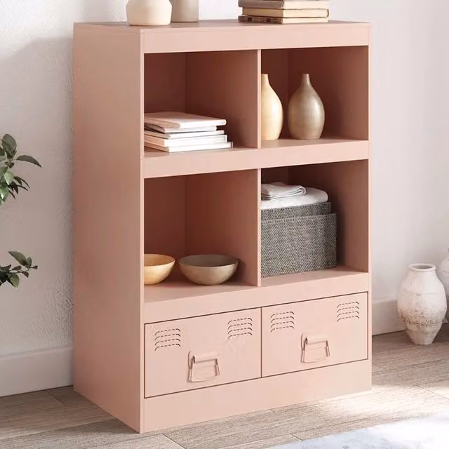 Credenza Rosa 67x39x95 cm in Acciaio 841800