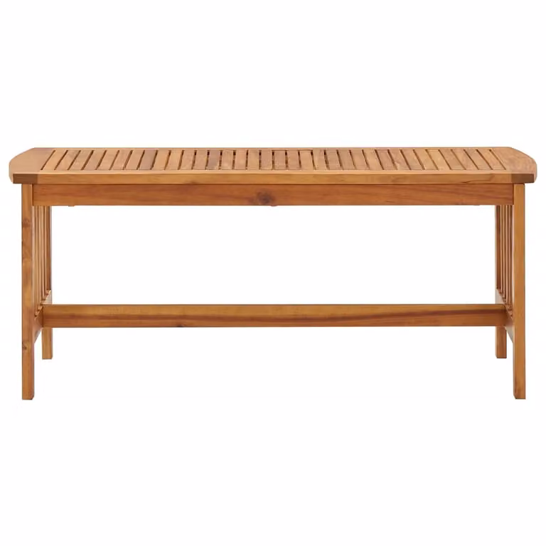 Tavolino da Salotto 102x50x43 cm in Legno Massello di Acacia