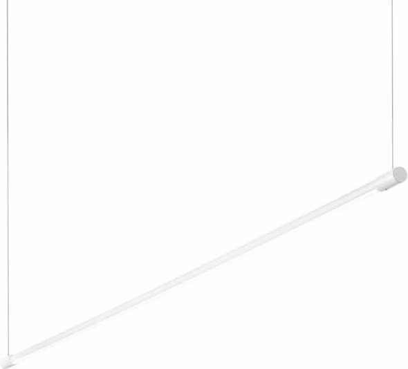 Lampada a sospensione LED Yoko Ideal-Lux bianca in metallo e alluminio