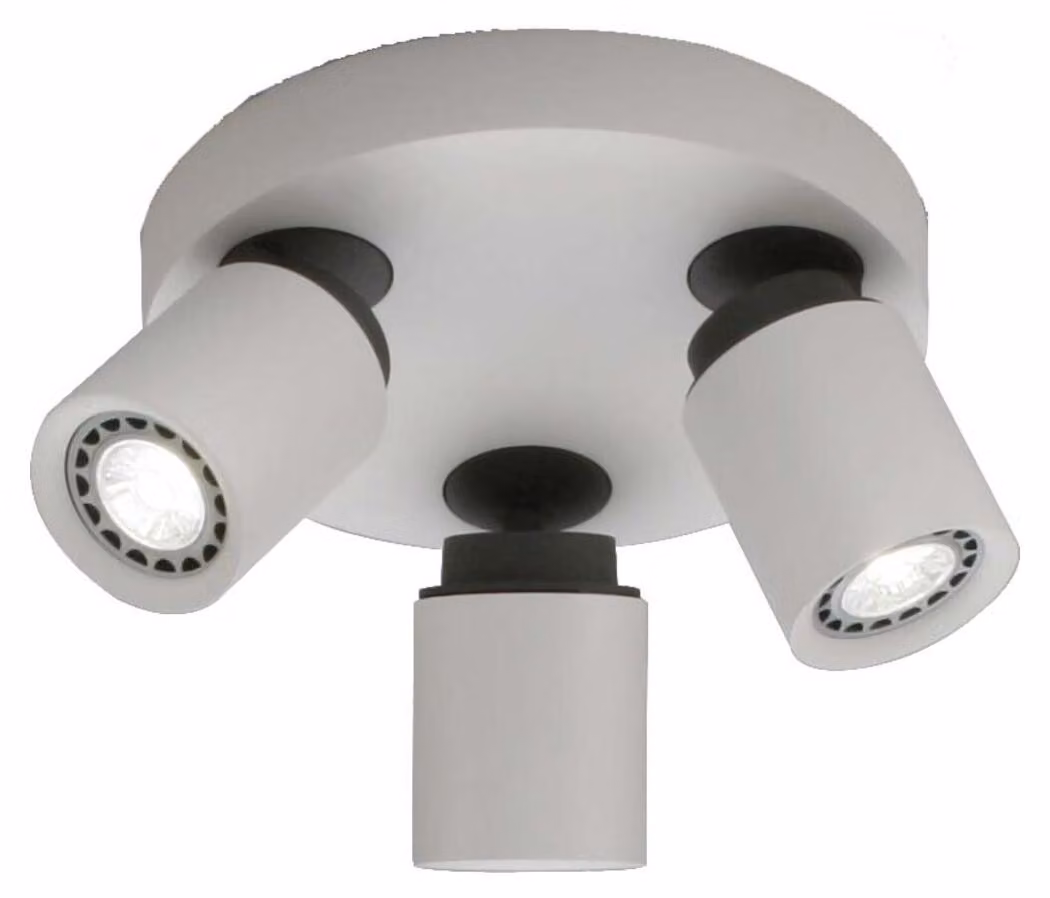 Lampada a plafone 21W LED bianco/nero opaco Luci Lampade Illuminazione Casa