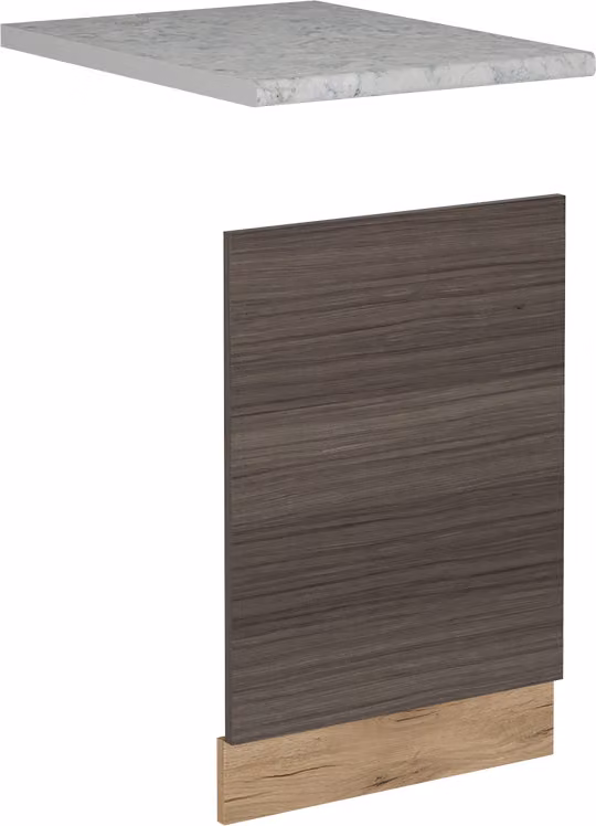 Pannello frontale Vicco R-Line Grigio nobile 45 cm , PL Marmo, Model 53755