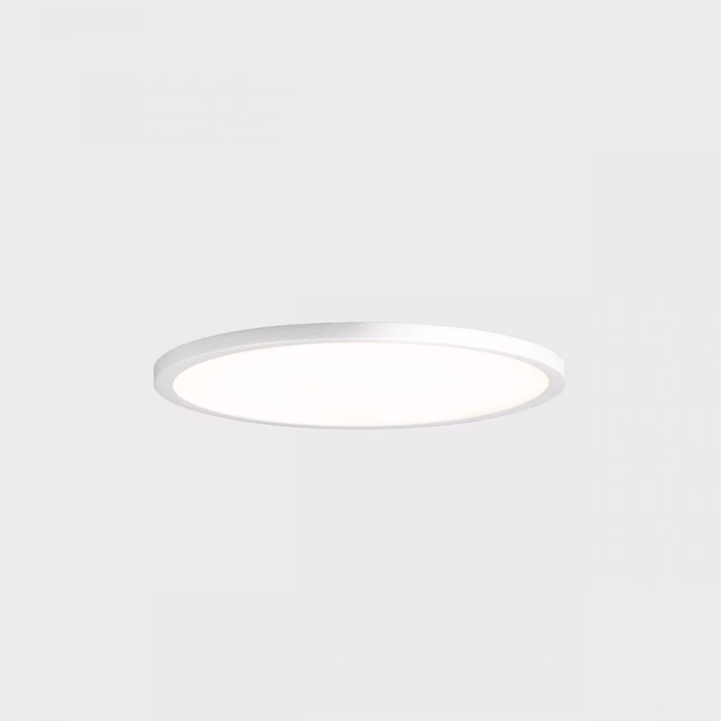 KOHL LIGHTING KOHL-Lighting DISC SLIM apparecchio da incasso con cornice 90 mm bianco 6 W CRI 80 3000K PUSH
