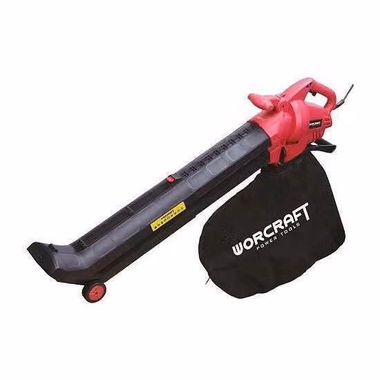 Soffiatore Worcraft VB30-45, 45 lit, 3000 W, aspiratore foglie, elettrico, 2 in 1