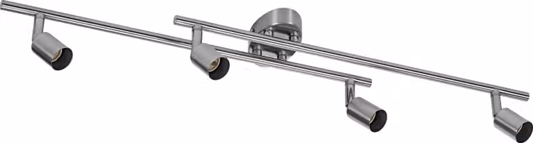 Faretto da soffitto OSRAM LED Spot Cylinder 4x GU10, nichel spazzolato, acciaio, orientabile, IP20, uso interno