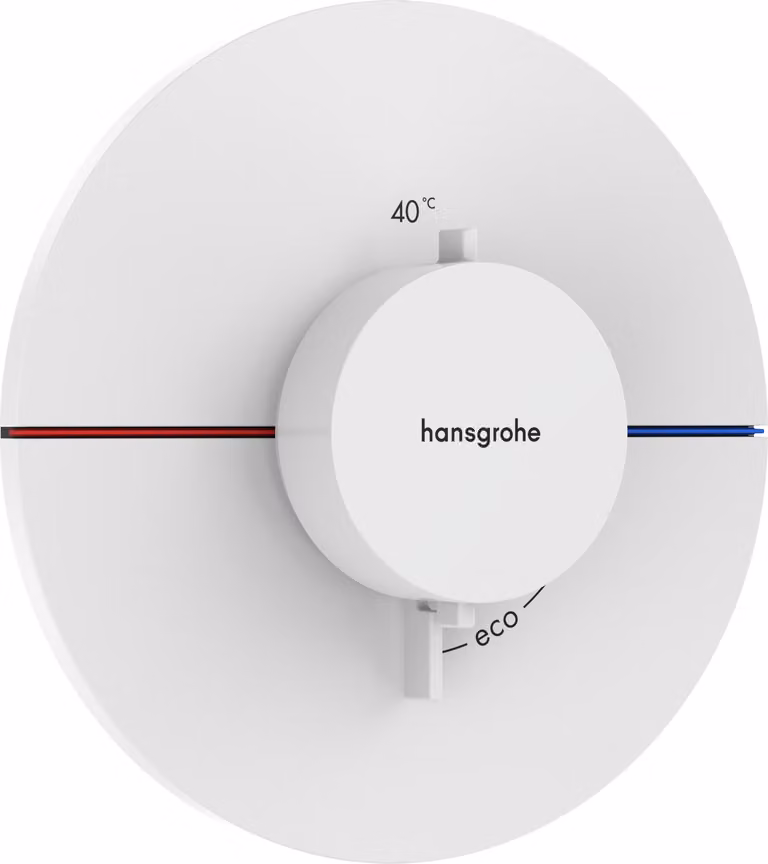 hansgrohe ShowerSelect Comfort S thermostat, encastré, 1 consommateur, rosace ronde, 15559700, 15559700