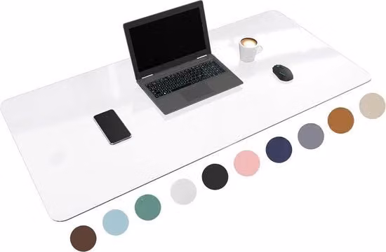 Desk pad Wurk bianco per ufficio e lavoro da casa L: 120 cm