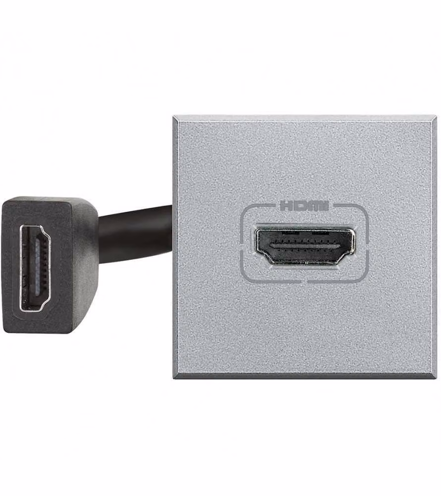 Bticino HC4284 presa video HDMI 2.0 preconnesso - 2 moduli Axolute colore tech