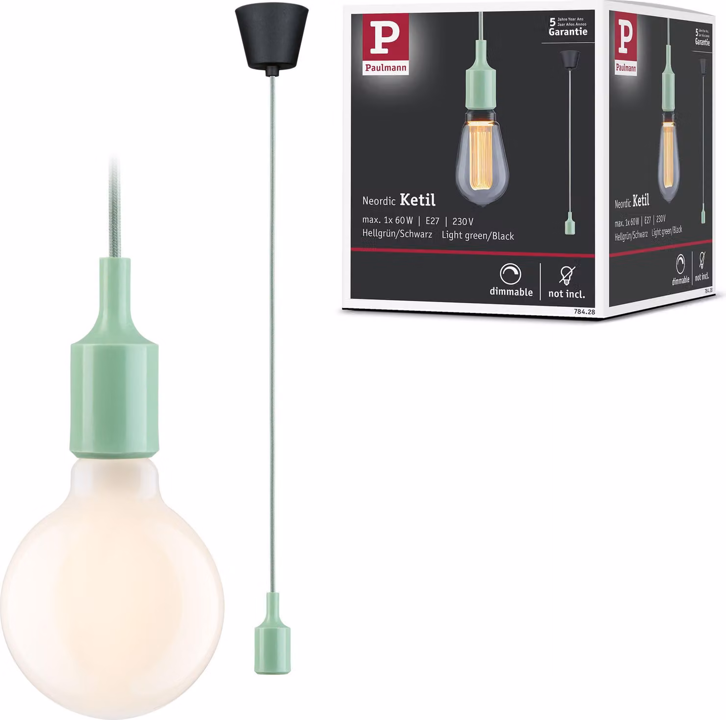 Paulmann Neordic lampada a sospensione Ketil