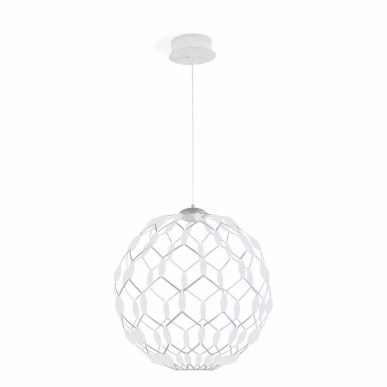 Lampada a sospensione LED Well II 50cm bianco