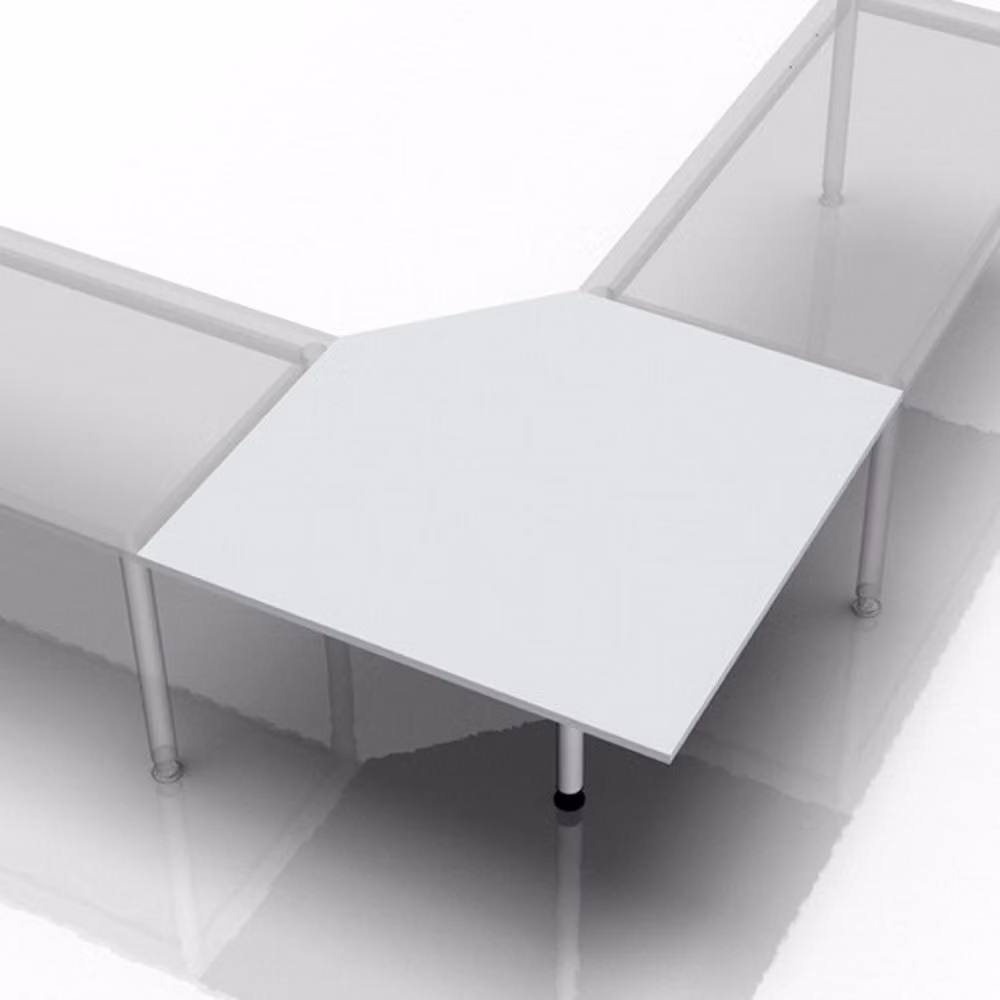 XBT12 S - Pannello trapezoidale 120x120 grigio