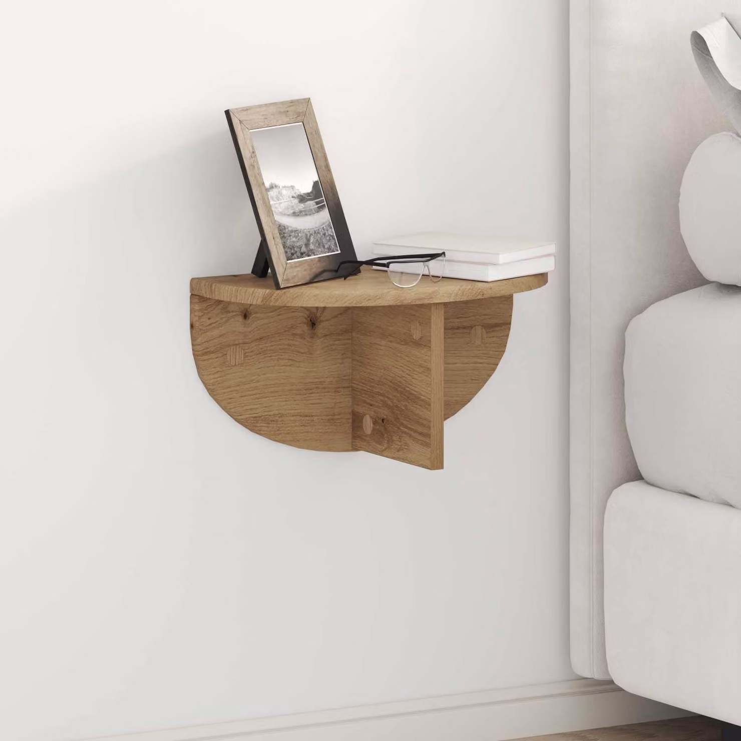 Set di 2 scaffali da parete vidaXL in legno rovere marrone, design moderno

L/P/H: 38 x 19 x 19 cm
