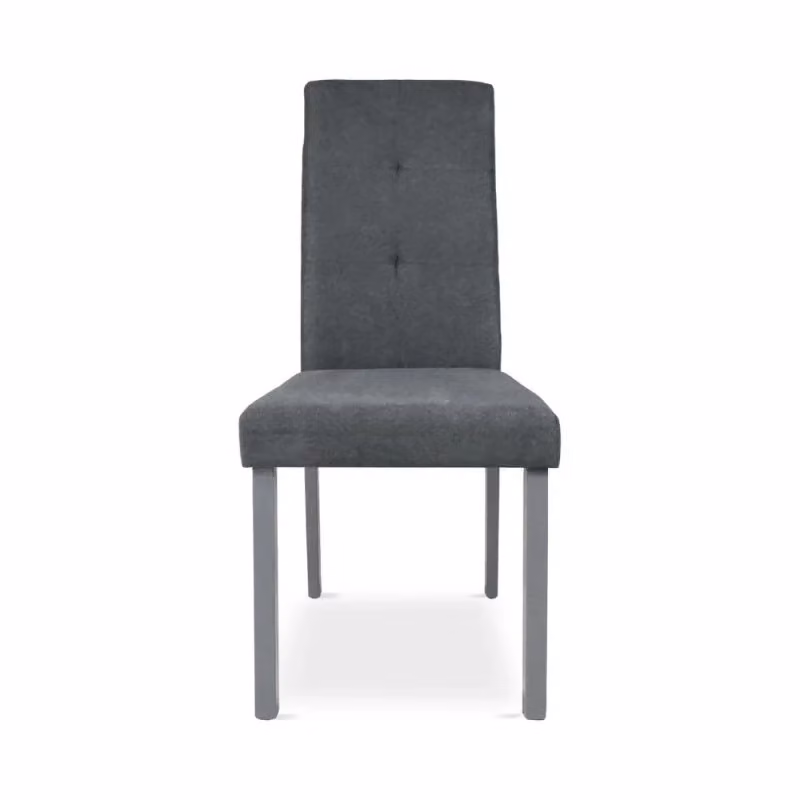 Set di 2 sedie Eric EFFEZETA in legno e tessuto grigio per cucina in stile moderno – 2