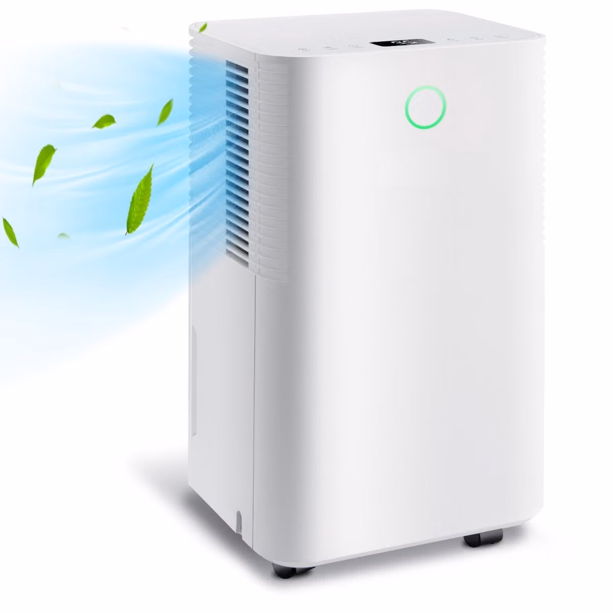 Deumidificatore Costway Bianco con 3 modalità, 2 velocità, timer e serbatoio da 2L