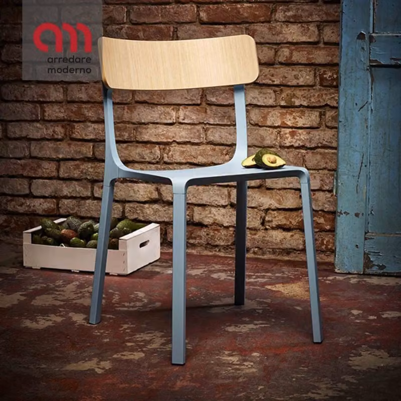 Sedia Ruelle wooden back Infiniti Design