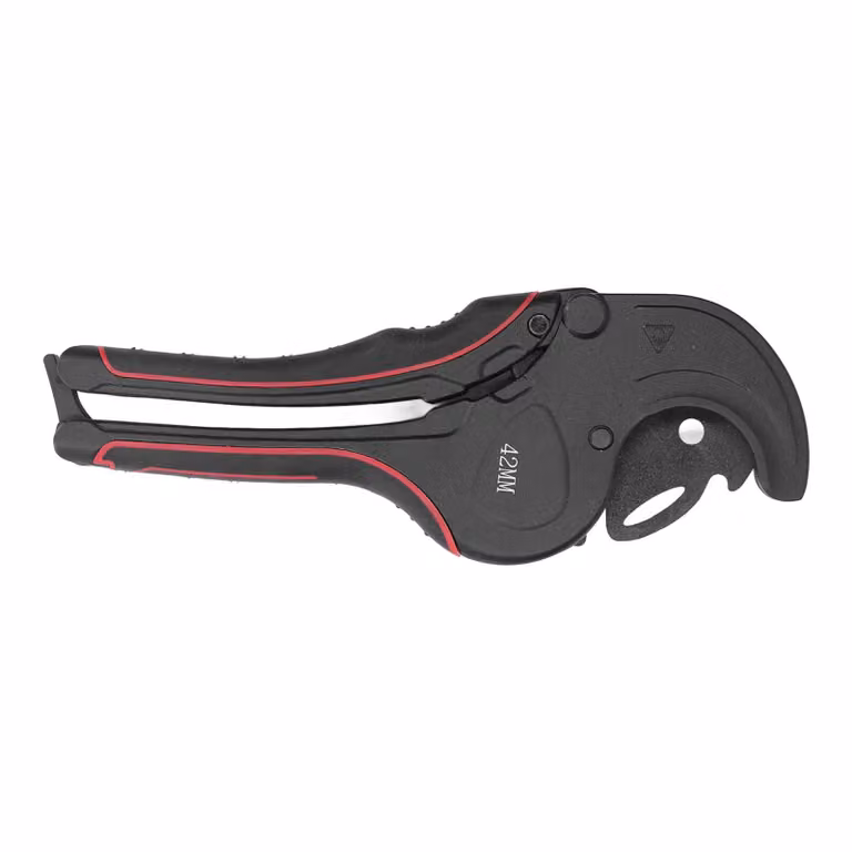 Tagliatubi in PVC con meccanismo a cricchetto, lama autobloccante e sostituibile, forbici per tubi flessibili in CPVC, PEX e gomma 0-42