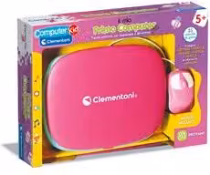 Computer educativo Il Mio Primo Computer con mouse Clementoni Rosa per bambini dai 5 anni in su