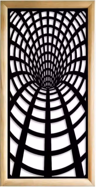 Moduli Decorativi BLACKHOLE Signorbit in Legno e PVC, Colore: nero, L/P/H: 73 x 64 x 148 cm