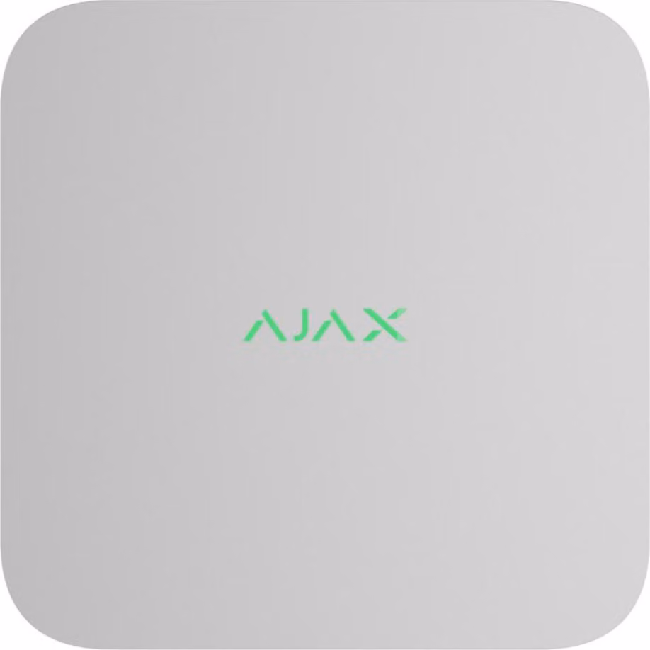 Registratore CC Ajax 4K NVR per 8 telecamere IP, bianco (HAN 127052)
