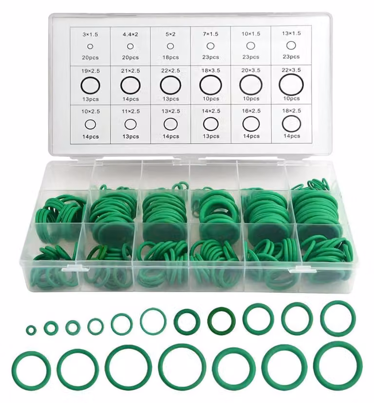 Set universale con 279 O-ring in gomma
