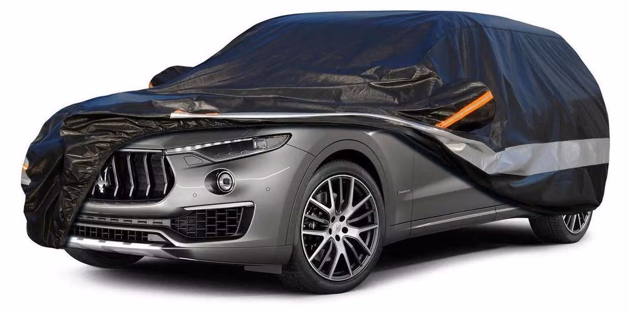 Copertura per auto, 10 strati, impermeabile e traspirante, per Maserati Levante (2016-2023), colore nero