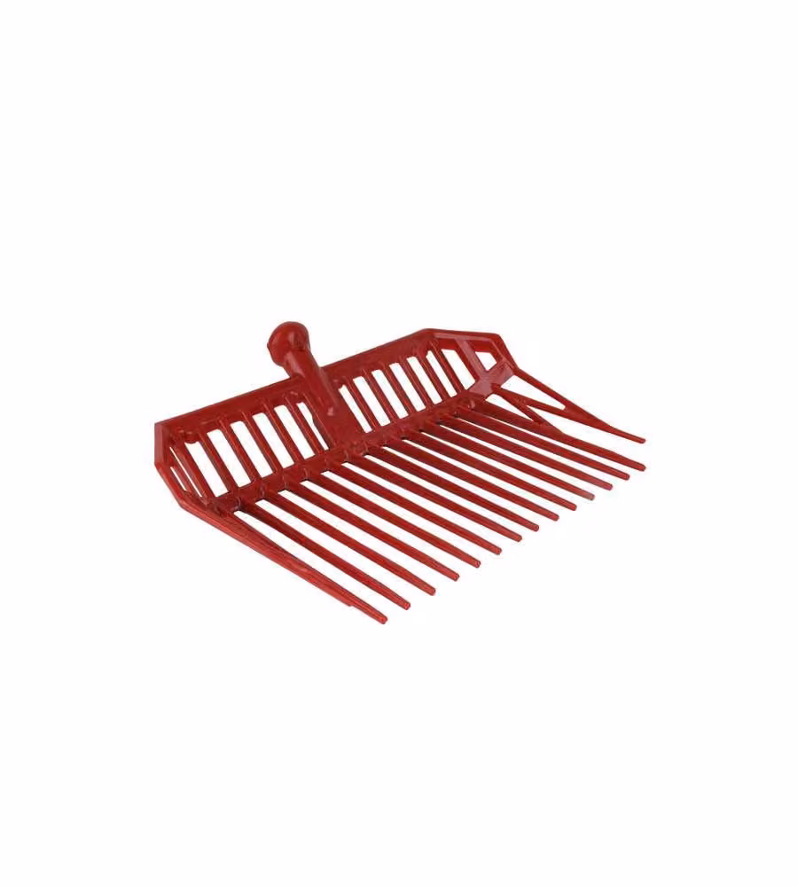 Forca per cavalli Stea in plastica rossa, lunghezza 42 cm