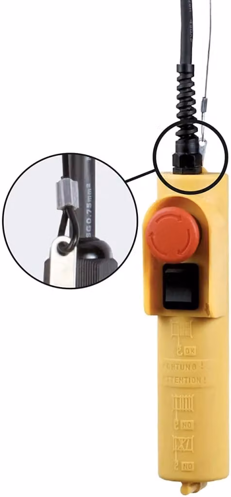 Paranco Montacarichi Elettrico RIBIMEX Argano 500W con Cavo 18 m PE125/250C/1 in Alluminio – 2