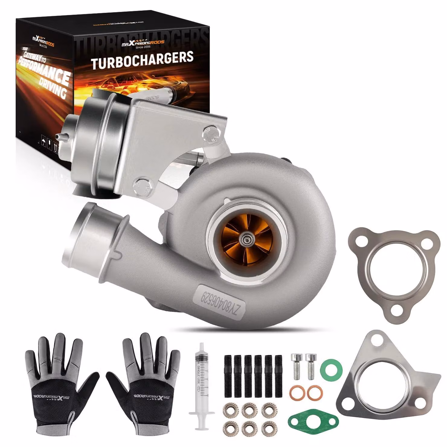 Turbo - TF035, turbocompressore - diesel 2,2 CRDi, 150–155 CV - anno di produzione 2005–2006 - ricambio 49135-07302 - dimensioni 26x24x22 cm - peso 6,8 kg