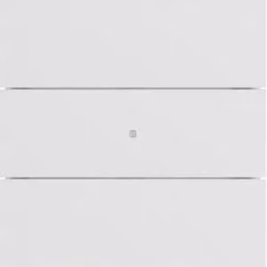 Pulsante comfort KNX, a 3 pieghe, bianco polare 75163599