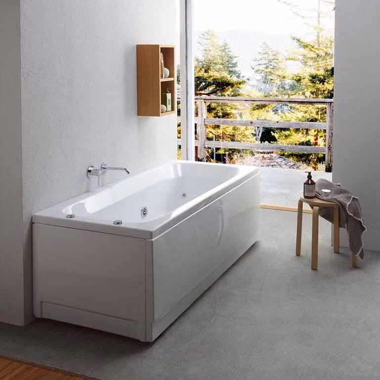 Vasca rettangolare idromassaggio per bagno | Ester