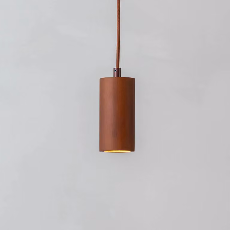 Good & Mojo Lampada a sospensione Java, Marrone / Ruggine, Corridoio, bambù, Scandinavo, Lampada a sospensione